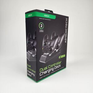 Advantech Xbox Series X Dual Controller Charging Dock USB–C-Black-Fast Charge